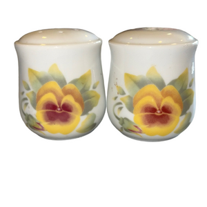 Vintage Corelle Coordinates Summer Blush Salt and Pepper Shakers